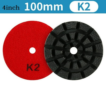 

BAMILL 4Inch 100mm 4 Step Dry/Wet Diamond Polishing Pads for Granite Polishing Grinding