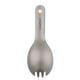 thumbnail image 4 of Lixada Mango Corto Titanium Spork Ultraligero Niños Baby Spork Acampar al aire libre Picnic Cubiertos Lixada Cuchara-tenedor, 4 of 7