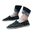 thumbnail image 4 of Men's Breathable Solid Color Korean Version Trendy Casual Comfortable Lightweight Linen Sole Sneakers Mens Shoes, 4 of 8