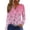 Purple Pink02, variant on Womens Valentines Day Outfit Henley Button Down V- Neck Casual Tops Spring Cute T Shirts Heart Graphic Long Sleeve Tshirts