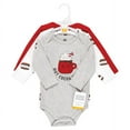thumbnail image 2 of Hudson Baby Cotton Long-Sleeve Bodysuits, 3- Pack, Newborn- 24 Months, 2 of 5