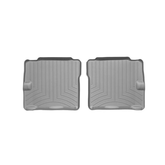 WeatherTech Custom Fit FloorLiners compatible with 2004-2008 Chrysler Pacifica - 2nd Row (2-Piece Liner), Grey