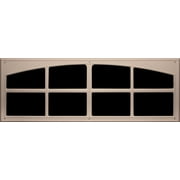 Coach House Accents Signature Decor Simulated Garage Door Window (2 Windows Per Kit) - Sandstone