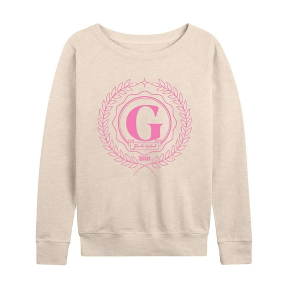 Wicked - Collegiate Glinda - Women's French Terry Long Sleeve Shirt