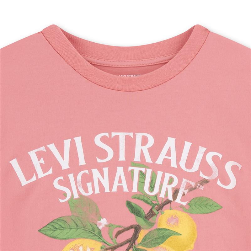 Levi Strauss Signature Girl Short Sleeve Graphic Top, Sizes 4-16