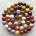 thumbnail image 2 of K-KED Beautiful Mookaite Gem 6-10mm Round Loose bead 15.5 inch Choose Size-10 mm, 2 of 6