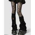 thumbnail image 4 of FEOYA Women Knit Leg Warmers Ladies Y2K Streetwear Leg Warmers Harajuku Leg Cover Punk Goth Star Leg Warmers 2 Pair, 4 of 7