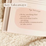 Bible Notes Reflection Journal