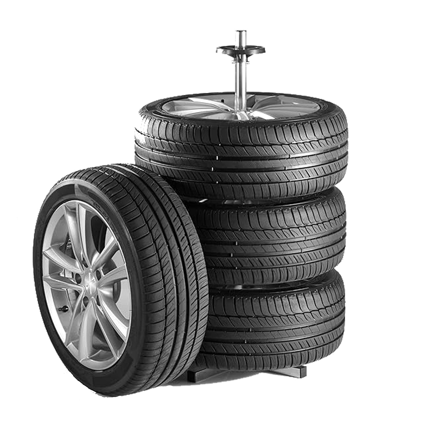 GarageMate Tire Stand 220 lb. Capacity (Fits 13"-17" Rims)