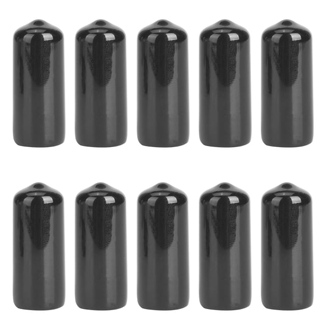 10 protectores de punta de taco de billar de goma duraderos, funda protectora para palo de billar, accesorio de 13 mm