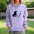 thumbnail image 2 of Long Sleeve Shirts for Women Cute Dog Graphic Sweatshirts Casual Crewneck Mom Hoodie With Pocket Plus Size, 2 of 4