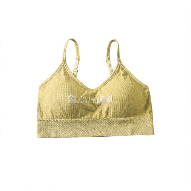 Moda mujer Sexy sujetador carta chaleco camisola transpirable Push Up Tops ropa interior Fridja nalpqowj6565