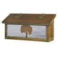 thumbnail image 1 of Americas Finest Lighting AF-3122-NV-WW Oak Tree Horizontal Mailbox, Wispy White - New Verde, 1 of 1