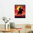 thumbnail image 3 of COMIO Western Cowboys Print, Vintage Cowboy Decor, Cowboy Western Wall Decor for Bedroom, Western Pictures Cowboy Art Prints, Rustic Rodeo Wall Art, Cowgirl Room Decor for Home,floral,Print, 3 of 5