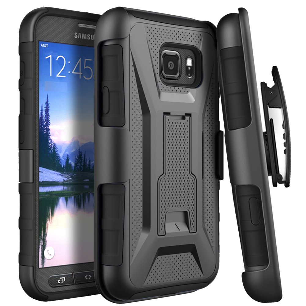Galaxy S7 Active Case, Cimo [Armor Guard] Heavy Duty Shock Absorbing