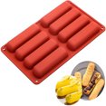 thumbnail image 1 of Jinsinto 1pc Rectangular Mold Silicone Mold for Patisserie Mold Chocolate Cake Mold Mini Cake Nonstick for Kitchen Bakery, 1 of 5