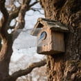 thumbnail image 5 of Bird House Hole Protector,Bexikou Metal Bluebird House Predator Guard,Bird House Wire Entrance Guard for Blue Bird Nesting & Babies Safe(Round 9 * 4.7 inches), 5 of 6