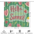 thumbnail image 2 of Hello Summer with Watermelon And Ice Cream Shower Curtain Sets with Rugs 4 Piece Bathroom Sets with Curtain Rug Toilet Cover And U Shaped Mat Seasonal Farmhouse Waterproof Shower Curtain, 2 of 8
