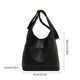 thumbnail image 3 of Stylish PU Bucket Bag for Women Large Capacity Purse and Shoulder Bag Tote Handbags mud color, 3 of 4