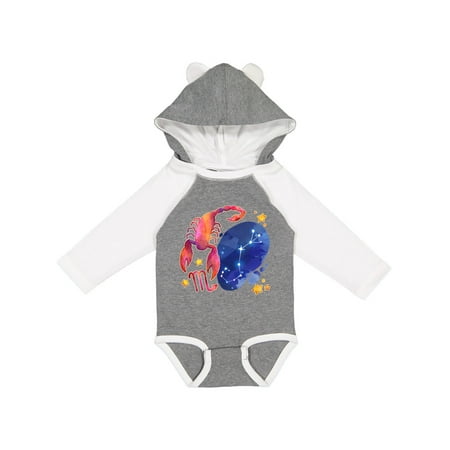 

Inktastic Scorpio Constellation Zodiac Sign Illustration Boys or Girls Long Sleeve Baby Bodysuit