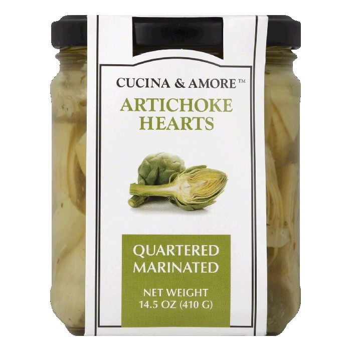 Cucina & Amore Artichoke Hearts, Quartered, Marinated by CUCINA & AMORE