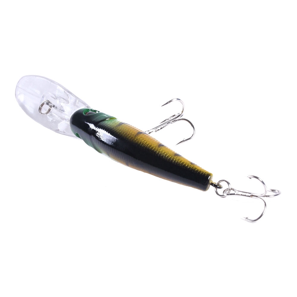 HENGJIA Minnow Bass Fishing Lures, Jerkbait Lure Set Hard Baits Crankbait for Catfish Trout Walleye Fishing Bait 8Pcs/kit