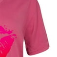 thumbnail image 3 of Sakmal Short Sleeve Womens Plus Size Tops Pink Graphic V-Neck T-Shirts Womens Shirts for Summer, 3 of 3
