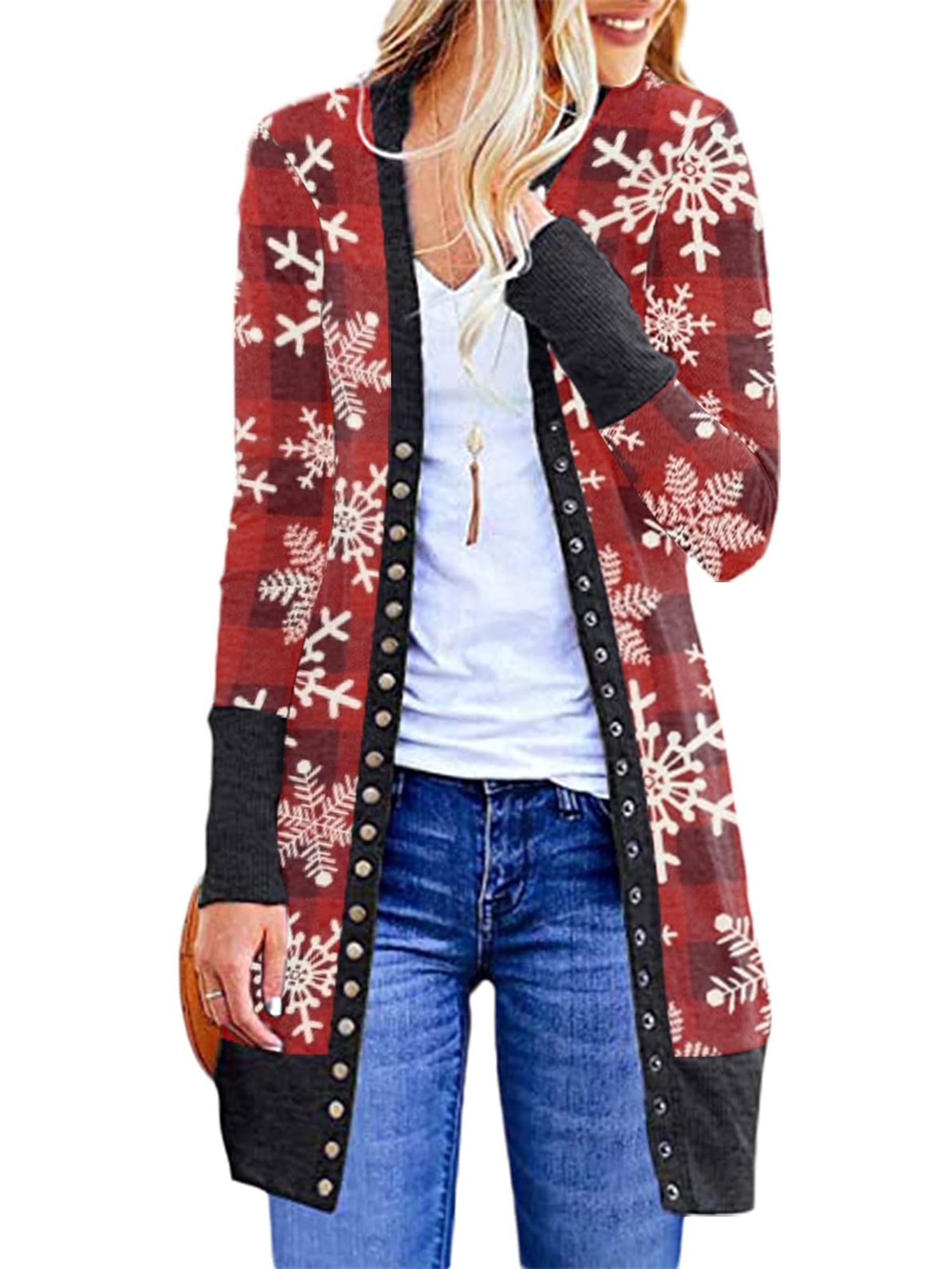 ladies christmas cardigan