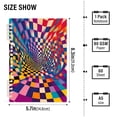 thumbnail image 2 of FORMRS 1-Subject Spiral Notebook 8" x 5" College Ruled 60 Refillable Sheet, 2 Pack, Colorful Wavy Plaid, 2 of 7