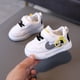 thumbnail image 1 of Zapatos casuales blancos para bebé niño niña marca niños zapatillas Mickey Mouse blanco niños zapatos deportivos niño caminar Shoes17-Insole 12,5 cm Gao Jinjia LED, 1 of 2