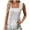 Tank Tops for Women Plus Size-White, variant on Homenesgenics Tank Tops for Women under $5 Women's Casual Solid Color Collar Sleeveless Tops White S