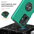 thumbnail image 5 of Case for Xiaomi 11T/11T Pro, Dual Layer Hard Military Phone Case with 360 Degree Ring Stand Silicone Bumper (Camera Protection) Magnetic Car Holder Protective Phone Cover Protector - Green, 5 of 15
