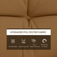 thumbnail image 4 of Indoor Outdoor Chair Cushions with Back, Pillows, Ties, WITHOUT SWING, Tan, 4 of 10