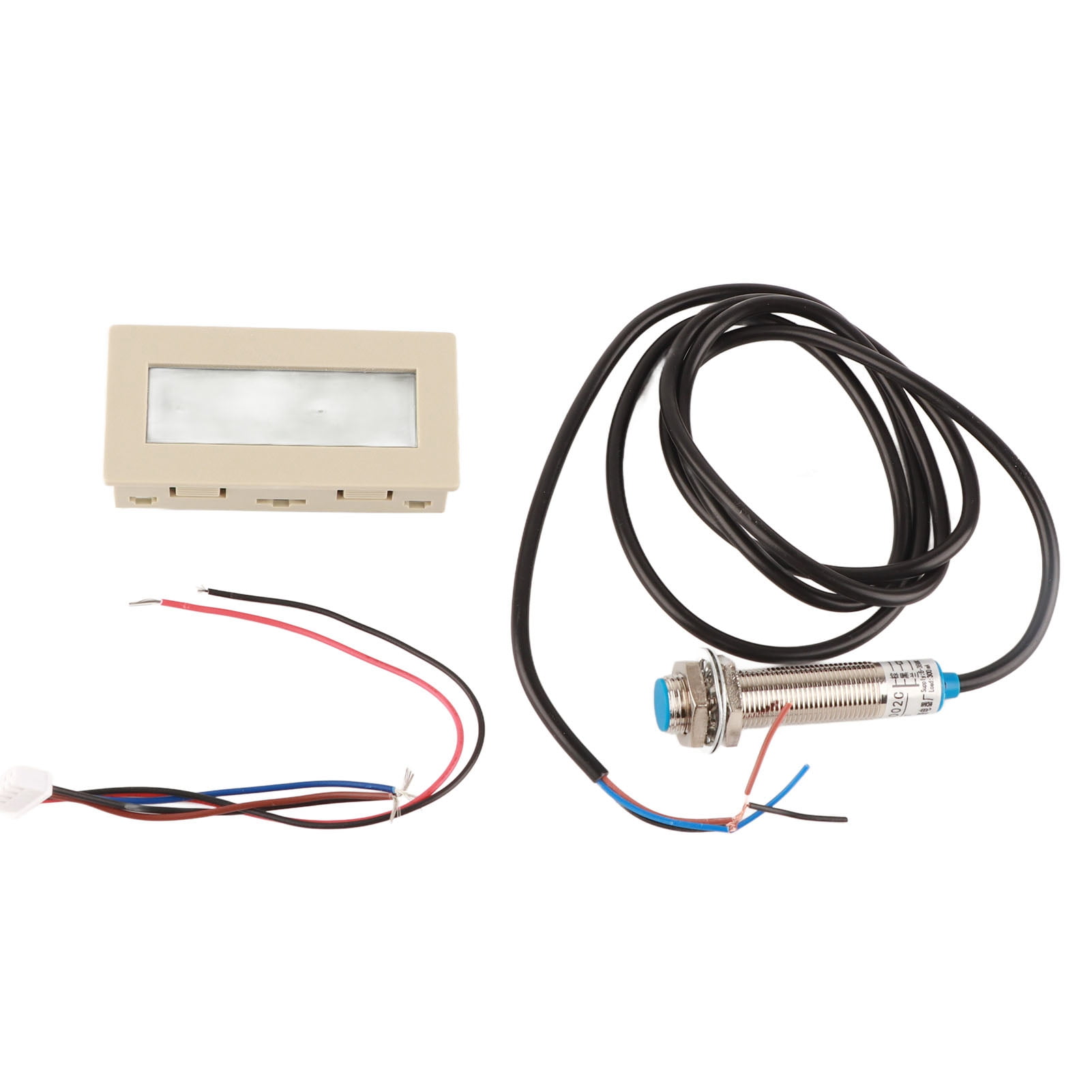 DC8‑24V 4 Digit LCD Display Tachometer Digital Motor RPM Gauge