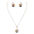 thumbnail image 2 of Xihbxyly Conjunto de Tres Piezas de Pendientes y Collar de Moda para Novia, 2 of 2