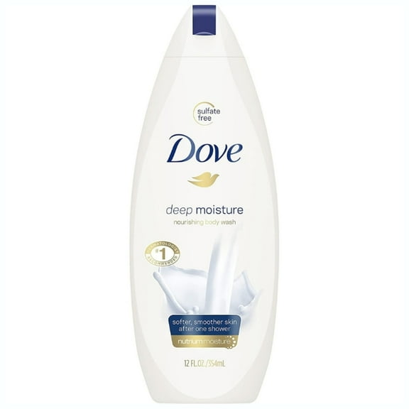6 Pack - Dove Deep Moisture Nourishing Body Wash, 12 oz