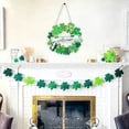 thumbnail image 5 of AYktou St. Patrick's Day Decoration, Wooden Shamrock Door Wreath for Front Door Sign Spring Decoration Green Irish Hanging Ornaments Clover Sign for Home Decor Outdoor Indoor Party Supply, 5 of 5