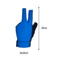 thumbnail image 4 of Moyitang 3 Finger Billiard Gloves Snooker Gloves Portable Wear-resistant Non Cue Blue, 4 of 9