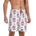 thumbnail image 2 of Fotbe Cute Poodle Dog Pantalones Cortos de Pijama para Hombre, Ropa de Dormir, Pantalones de Pijama Cortos para Hombre-3X-Large, 2 of 6