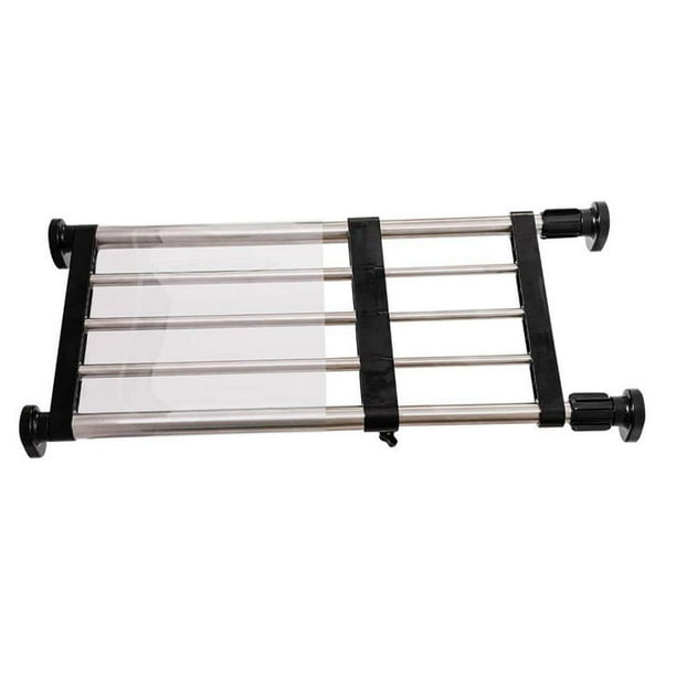 Estante de Tensión para Armario, Estante de Almacenamiento, Estante Extensible, Organizador de Armario Expandible Extraíble de Metal DIY, Barra de Ten Longitud 40cm