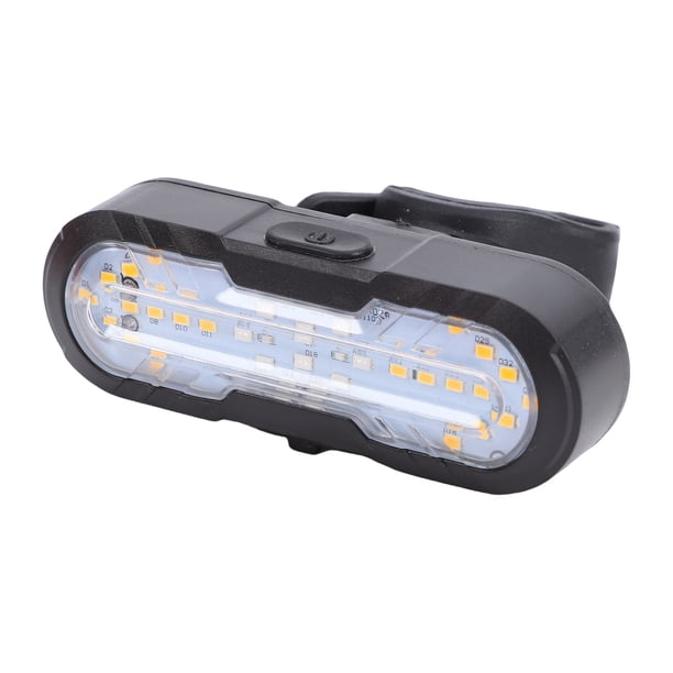 Luz Trasera De Bicicleta Con Intermitentes, Bocina, Sonido Rápido, Carga Tipo C, Control Remoto Inalámbrico, Luz Trasera De Bicicleta Para Conducción Nocturna