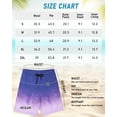 thumbnail image 4 of Justay Story Mens Swim Trunks 9" with 2 in 1 Compression Breathable Liner Zipper Pockets Quick Dry Swim Bathing Suit Summer Beach Shorts, Size S-2XL, 4 of 7