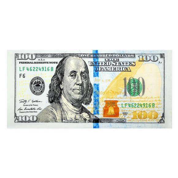 EverydaySpecialcom New 100 Dollar Bill ($100) Print Beach Towel 100% Cotton 28"x59"