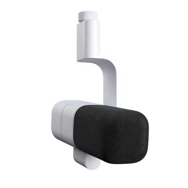 Micrófono de transmisión Logitech G Yeti Studio Active Dynamic XLR para juegos, preamplificador activo ClearAmp, cápsula de doble diafragma, soporte amortiguador interno, blanco roto
