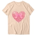 thumbnail image 1 of Tops Cortos para Mujeres Cuello en V Suelto Moda Casual Manga Corta Superior, Halagadora Silueta para el Uso Diario Y Casual, 1 of 1