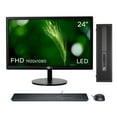 thumbnail image 1 of HP Elite-Desk 800 G2 SFF Business PC, intel core i5-6500 @3.2GHz, 8GB RAM, 512GB SSD, 24" Monitor, Keyboard and Mouse, Windows 10 Pro(64bit)-Refurbished, 1 of 3
