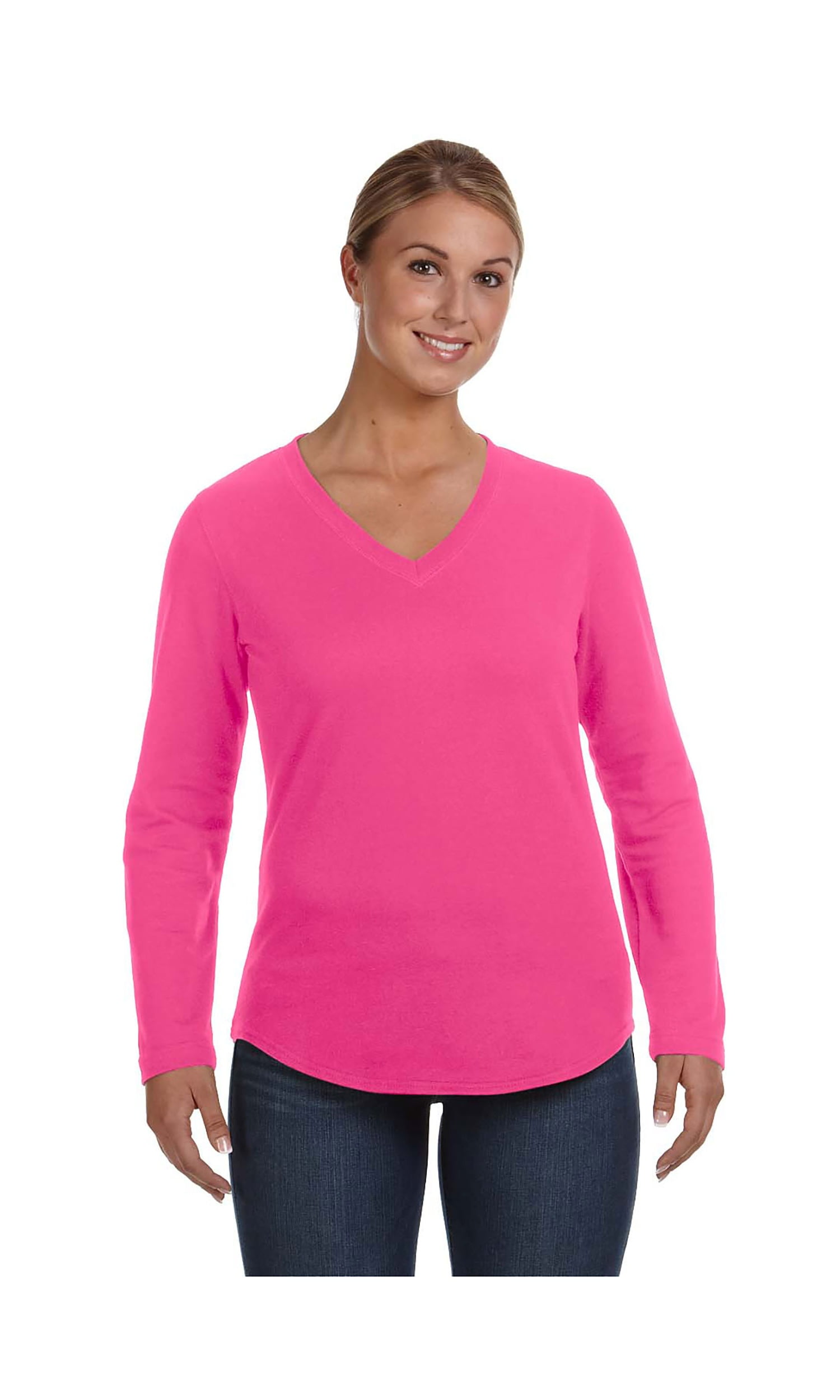 Wht LAT Ladies Lightweight French Terry 
