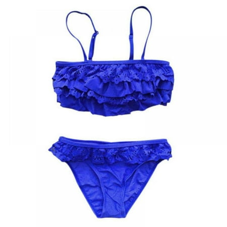 

Summark Children Swimwear Baby Kids Cute Bikini Girls Two Pieces Swimsuit Bathing Suit Beachwear