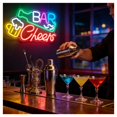 thumbnail image 4 of Letrero De Neón LED BAR Cheers, Decoración Alimentada Por USB Para Fiesta Temática Bar Y Cerveza, 4 of 8