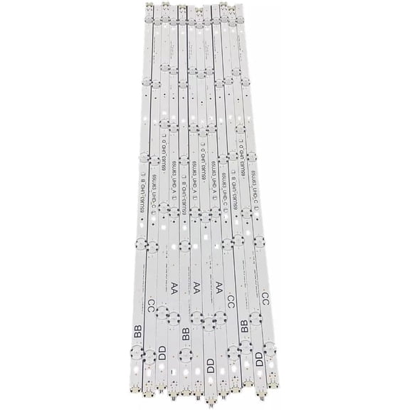 12pcs Led Backlight Strips for LG 65UJ6300-UA 65UJ630V 65UJ634V 65UJ6560 65UJ6200-UA 65UJ5500 65UJ6320 65UJ639V Innotek 17Y 65inch_A SSC 65UJ63_UHD_A B C D EAV63673007 EAV63994201